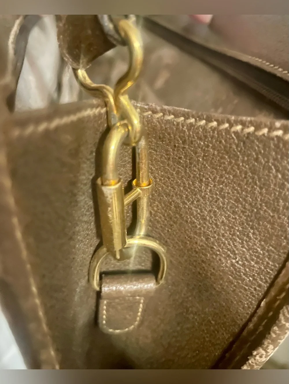 Gucci Brown Leather Briefcase with Detachable Shoulder Strap